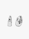 Who Is She Drop Hoops Silver Sølv ONE SIZE