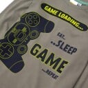 Gaming Pysjamas Eat Sleep Game Repeat - 116 / 6 år - Barn - Gutt/Jente - 95% bomull/5% viskose