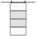  Svart 102,5x205cm Herdet Glass