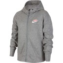 Nike Sportswear Full Zip Hettegenser Barn Grå 146 - 156