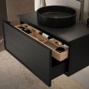 INR Iconic Nordic Rooms Air Wood Servantskap Hel Front med 2 Skuffer Dark oak / 60cm