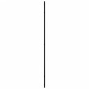 vidaXL Veggspeil svart 50x100 cm rektangel jern