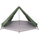 Tipi telt for camping 8 personer grønn vanntett