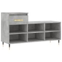  Skoskap betonggrå 102x36x60 cm konstruert tre 8721012113992