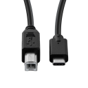 MicroConnect USB-C til USB 2.0 B-kabel 5m Svart