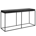 Artwood Sidebord Carlisle 150 Silver Black Artwood