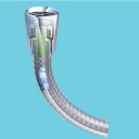 Hansgrohe Sprekkbeskyttet dusjslange med 1/2 konisk svivel i lengde 2000 mm