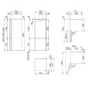 Smeg FA8005LPO6 Kombiskap Cream