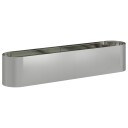 vidaXL Hevet Hagebed Galvanisert stål 200 x 40 x 40 cm