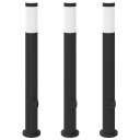 vidaXL Pullertlamper med stikkontakt 3 stk 80 cm rustfritt stål IP44