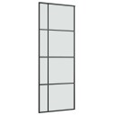  76x205cm ESG Glass Og Aluminium