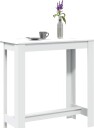  Barbord hvit 102x50x103,5 cm konstruert tre