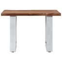  Sofabord med livlige kanter 60x60x40 cm heltre akasie 8719883550084