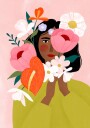 Blossoms and Serenity Poster Plakat / 21x30cm