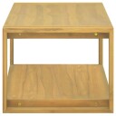 vidaXL Veggmontert baderomsskap 90x45x35 cm heltre teak