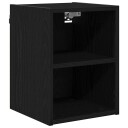  Hengende skap Riga Svart Eik 30 x 29,5 x 40 cm Konstruert tre
