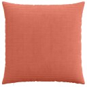 vidaXL Putetrekk 2 pcs HEERLEN Rød oransje 55 x 55 cm cordfløyel
