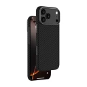 Ferrelli iPhone 17 Pro Kevlar Case Mag MagSafe kompatibelt slankt kevlar deksel svart