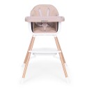 Spisestol 2-i-1 ECOTOYS Beige