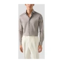 Eton Herre Skjorter Brun M,