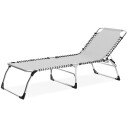 Fiam Casanova solseng white/grey aluminium/textilene