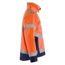 Blåkläder Vinterjakke 4780 Varsel, Oransje/Marineblå L