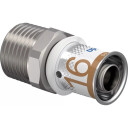 Uponor S PRESS kobling med nippel CW724 16x1/2"UT