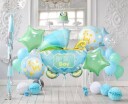 Folieballonger  sett Baby Boy 5 stk