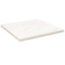  Bordplate hvit 40x40x2,5 cm heltre furu rektangulær
