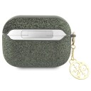 Guess-Etui Guap2glgsha Til Apple Airpods Pro 2 Deksel Grønn/Kaki Glitter Flake 4G Charm