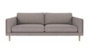 Rowico Home Braden 3 seters sofa Grå Alice 149 Hvitpigmentert eikben