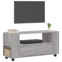 vidaXL TV-benk grå sonoma 102x34,5x43 cm konstruert tre