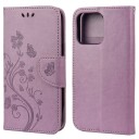 Trolsk Lommebokdeksel Blomst (iPhone 13) Svart