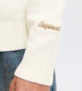 Jack & Jones Junior Genser jorNorrebro Knit Crew Neck LN Jnr Hvit