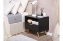 Indio Nattbord 50 cm   Svart/Guld
