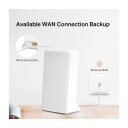 Mercusys MB130-4G 4G LTE Router Dobbelbånd Wi-Fi 5 Hvit