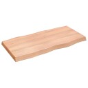  Bordplate lysebrun 100x50x(2-6)cm behandlet heltre naturlig 363952