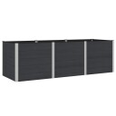 vidaXL Høybed Svart 300 x 100 x 91 cm WPC og Aluminium
