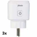 Alecto Smart Wi Fi plugg 16A med energimåler 3 pk