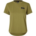 GripGrab Flow Teknisk T shirt Dame Olivengrønn