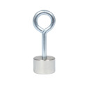 SuperMagneter Pot Magnet Ø 20 X 13 Mm   Løftekraft 13 Kg   Leveres Med Løfteøye M5