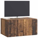  Vegghengt TV skap Gammelt tre 59,5 x 41 x 30 cm Konstruert tre