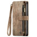 Caseme C30 Multifunksjonell iPhone 14 Pro Max Lommebok-deksel Brun