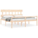  Seniorseng med hodegavl 200x200 cm heltre