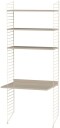 String kontor beige Kombinasjon A