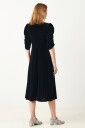 Jumperfabriken   Fløyelkjole Kali Dress   Svart