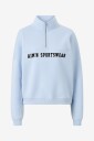 Aim'n Collegegenser Varsity Sweat Half Zip Blå