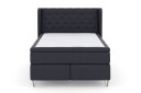 Select No 5 Komplett Sengepakke 140x200 Fast Watergel Blå/V formede Metallben