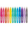 Ooly Gel Crayons 12 pcs Rainbow Sparkle Watercolour Metallic Gold One Size