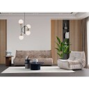 Feylorin 3 seters sofa   Kremhvit